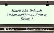 حضرت ابو عبداللہ محمد بن علی حکیم ترمذی