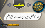خدا کا فضل ہیں ہم پر ہمارے مفتی اعظم
