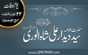 حضرت علامہ سید دیدار علی شاہ الوری