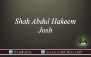  حضرت شاہ عبد الحکیم جؔوش