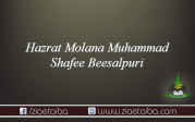 حضرت مولانا محمد شفیع بیسلپوری