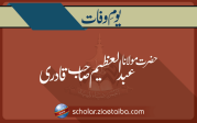 حضرت مولانا عبدالعظیم صاحب قادری 