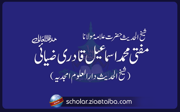 شیخ الحدیث مفتی محمد اسماعیل ضیائی