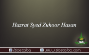 حضرت سیدظہورحسن
