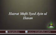 حضرت مفتی سید عین الحسن بلگرامی