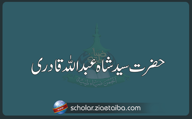 سید شاہ عبد اللہ قادری