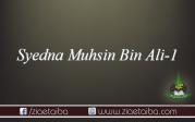   سیدنا محسن بن علی رضی اللہ عنہ