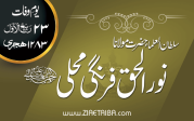حضرت مولانا نورالحق فرنگی محلی