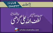 حضرت مولانا مفتی محمد لطف اللہ علی گڑھی