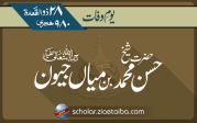 حضرت شیخ حسن محمد بن میاں جیون